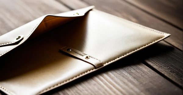 Pochette enveloppe fabrication artisanale : élégance et praticité